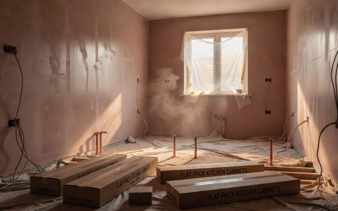 Should You Plaster Before or After Fitting a New Kitchen?